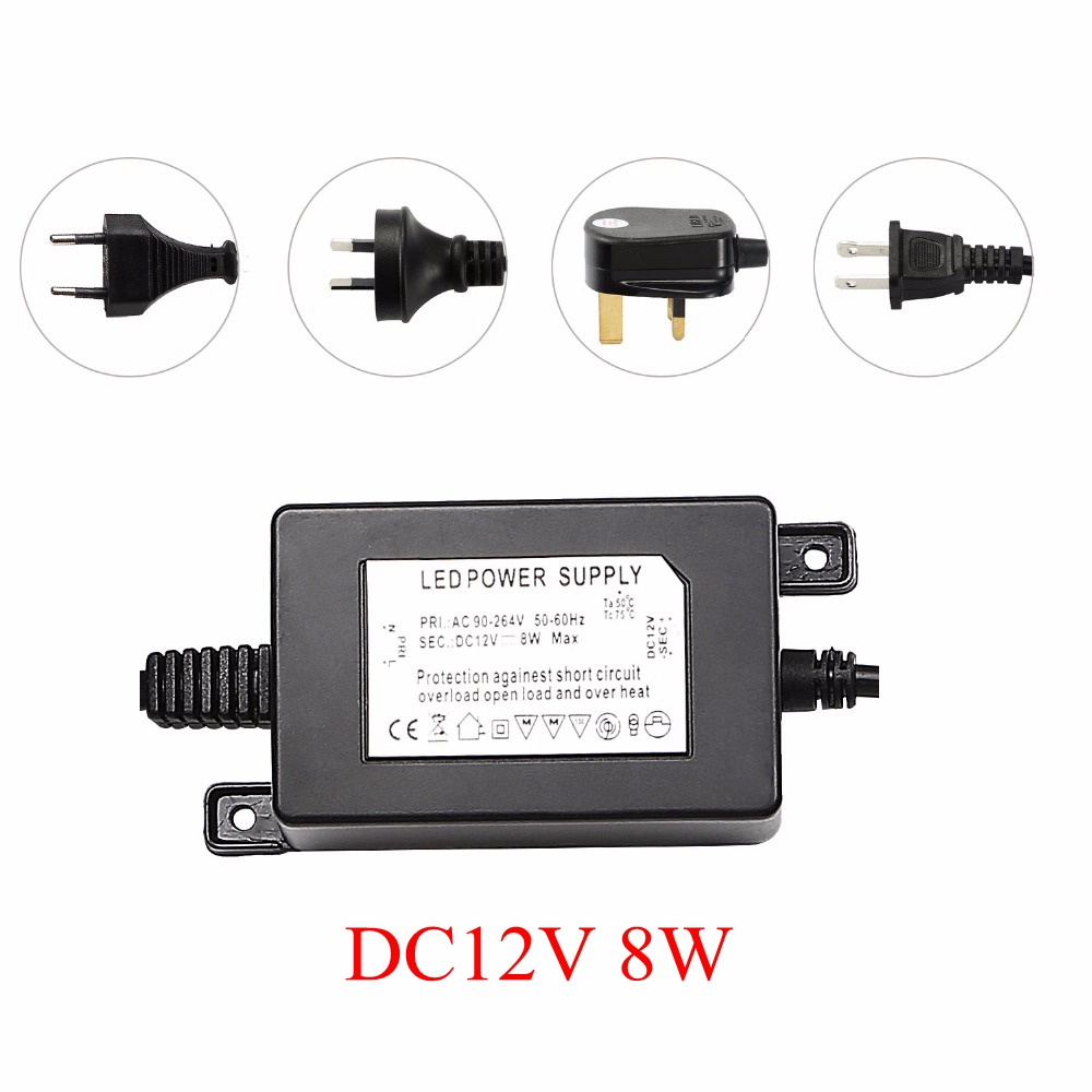 IP67 Waterproof DC12V 8W Trans - Outdoor Power Transformer reseña y precio