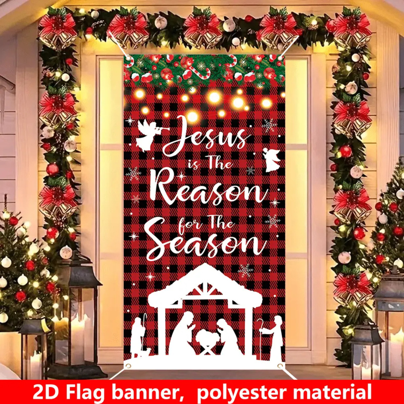 1pc 2D flat, Christmas festive - Outdoor Power House reseña y precio