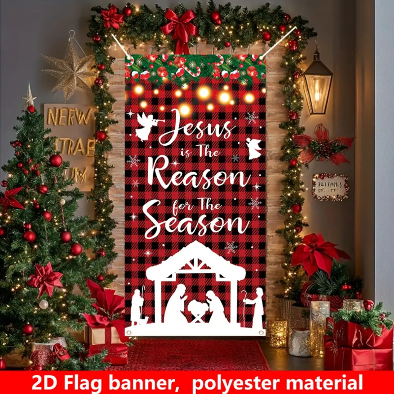 1pc 2D flat, Christmas festive - Outdoor Power House reseña y precio