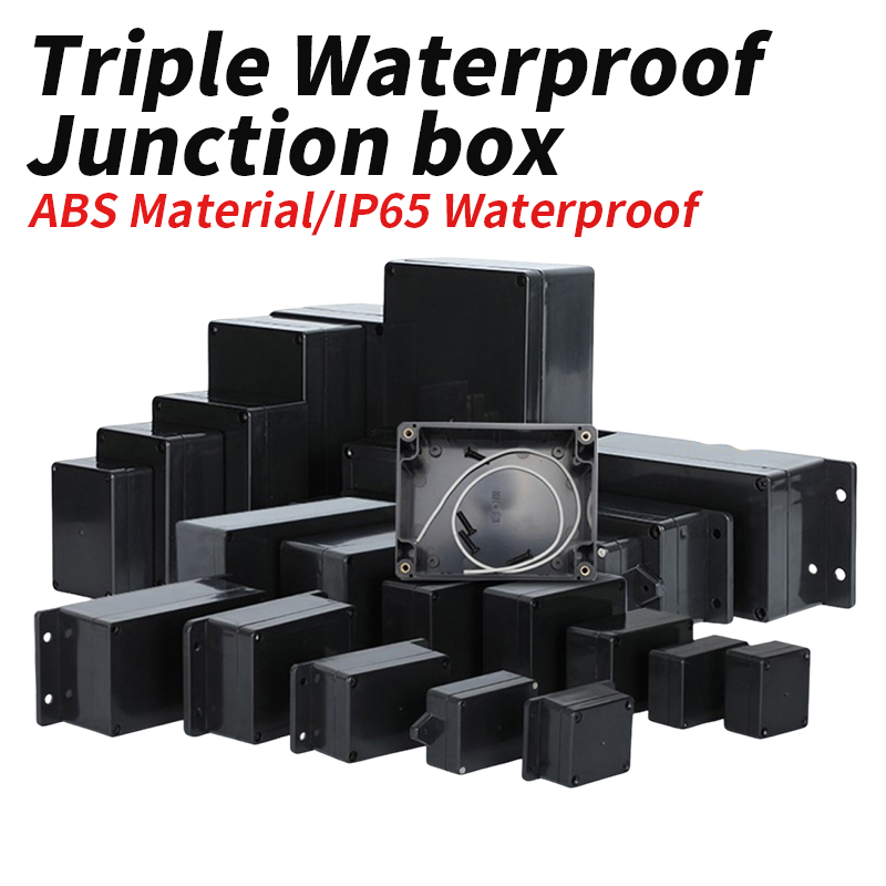 ABS Plastic Black Triple Water - Outdoor Power Junction Box reseña y precio