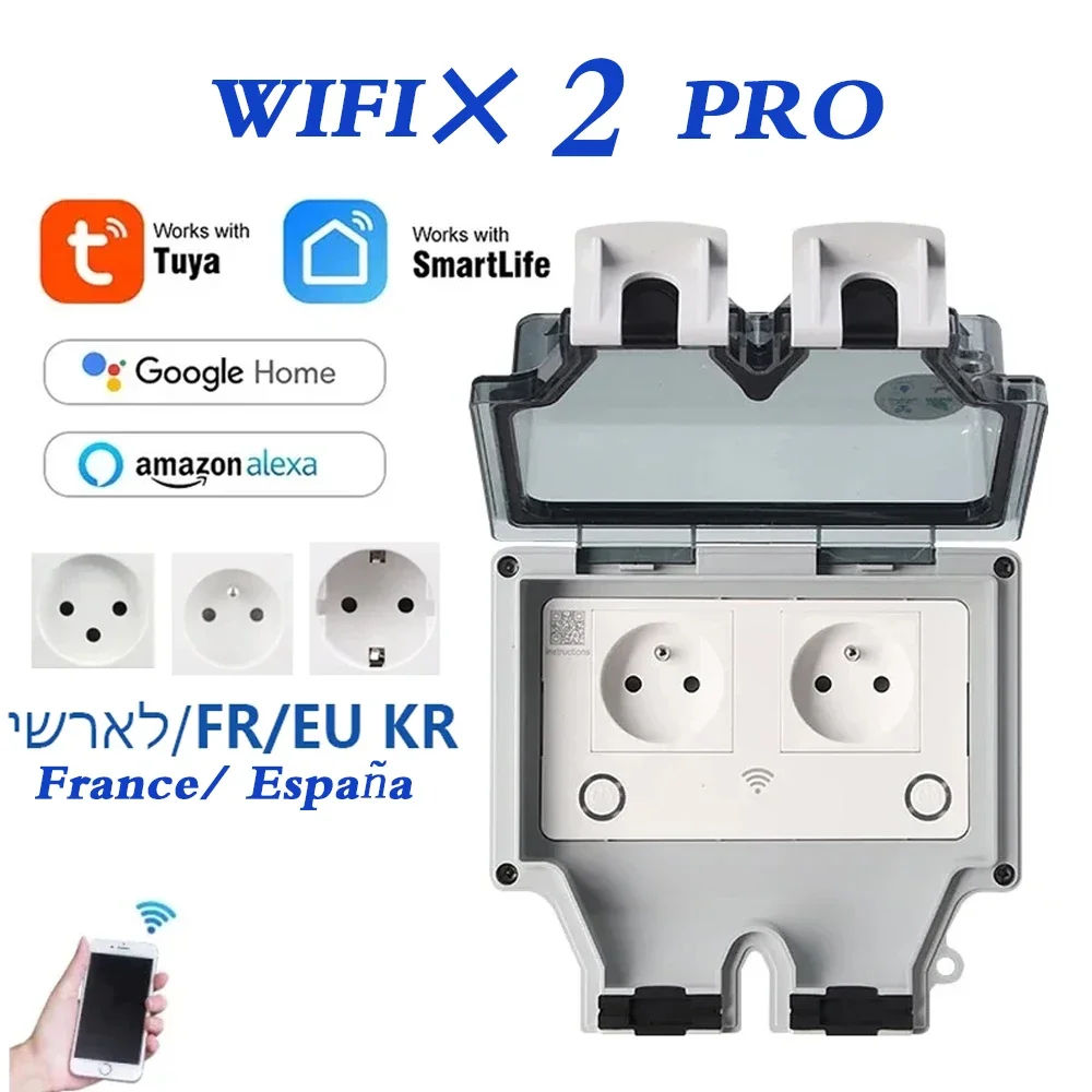 Tuya Waterproof Electrical Wal - Outdoor Power Inlet Box reseña y precio