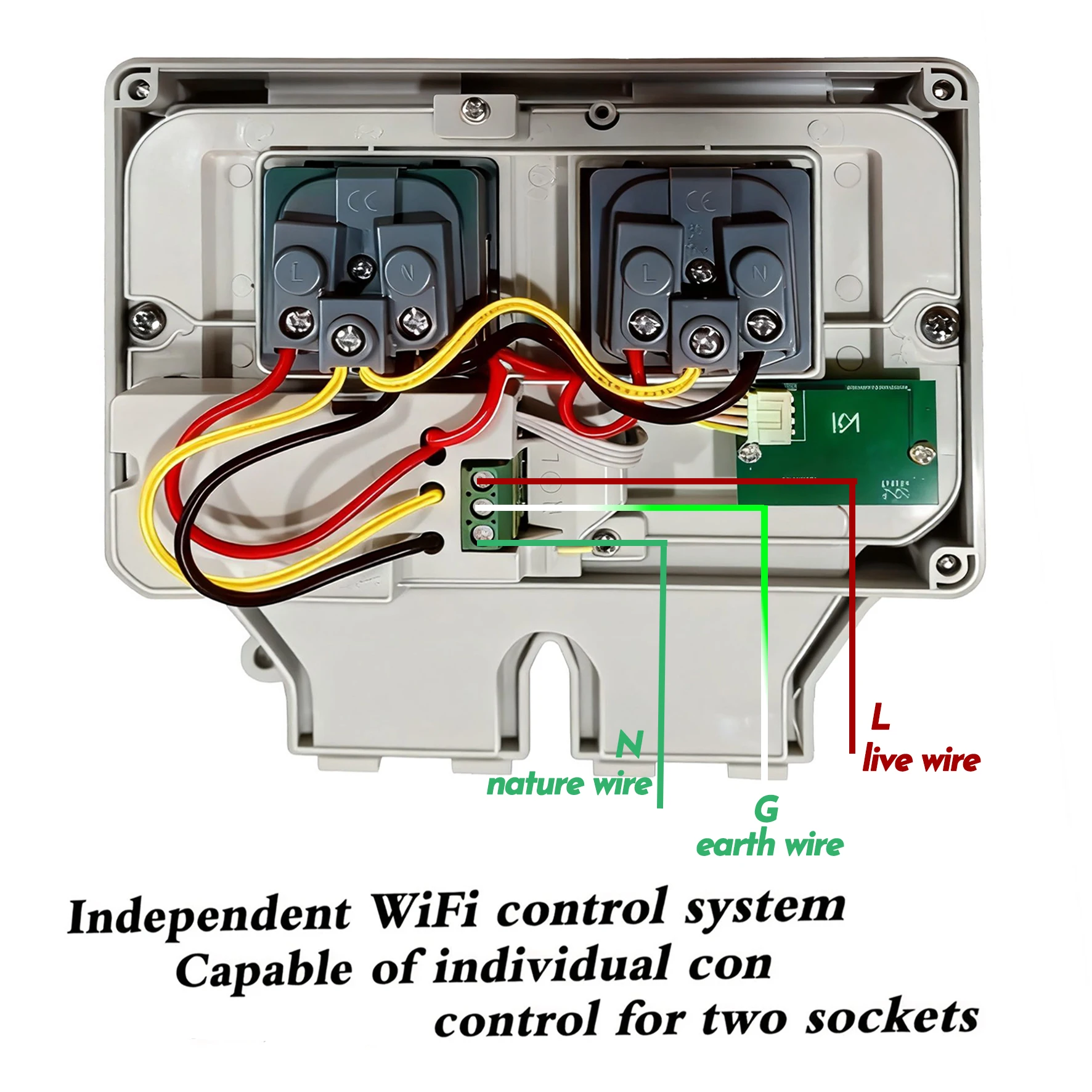 Tuya Waterproof Electrical Wal - Outdoor Power Inlet Box reseña y precio
