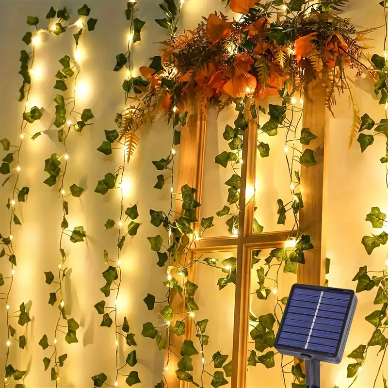 50/100 LED Solar Powered Artif - Outdoor Power For Christmas Lights reseña y precio