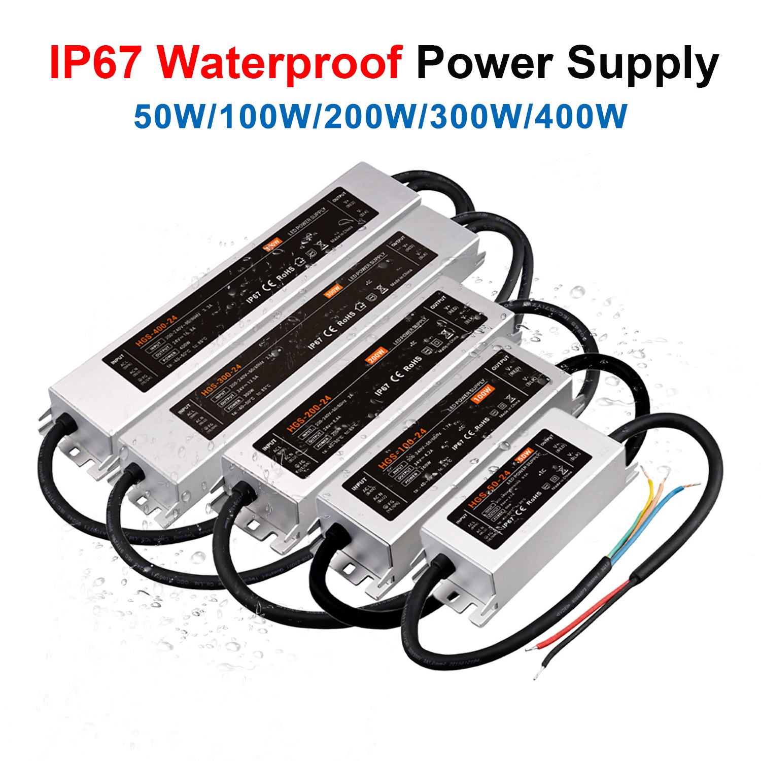 IP67 Waterproof LED Driver AC  - Outdoor Power Transformer reseña y precio