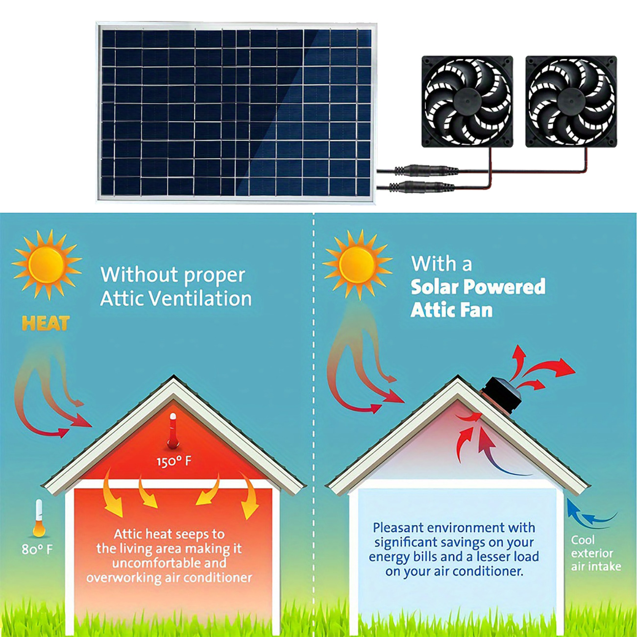 10W 15W Outdoor Solar Powered  - Outdoor Power House reseña y precio