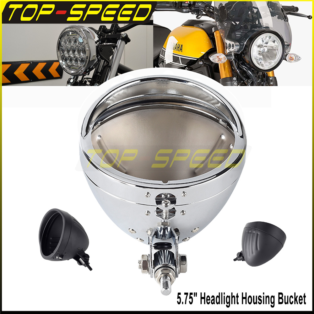 Black/Chrome Motorcycle Headla - Outdoor Power Usa reseña y precio