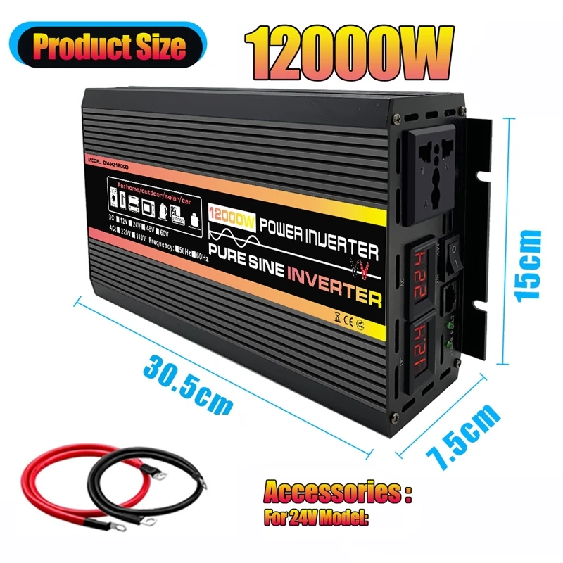 10000/12000W Pure Sine Wave Po - Outdoor Power Transformer reseña y precio