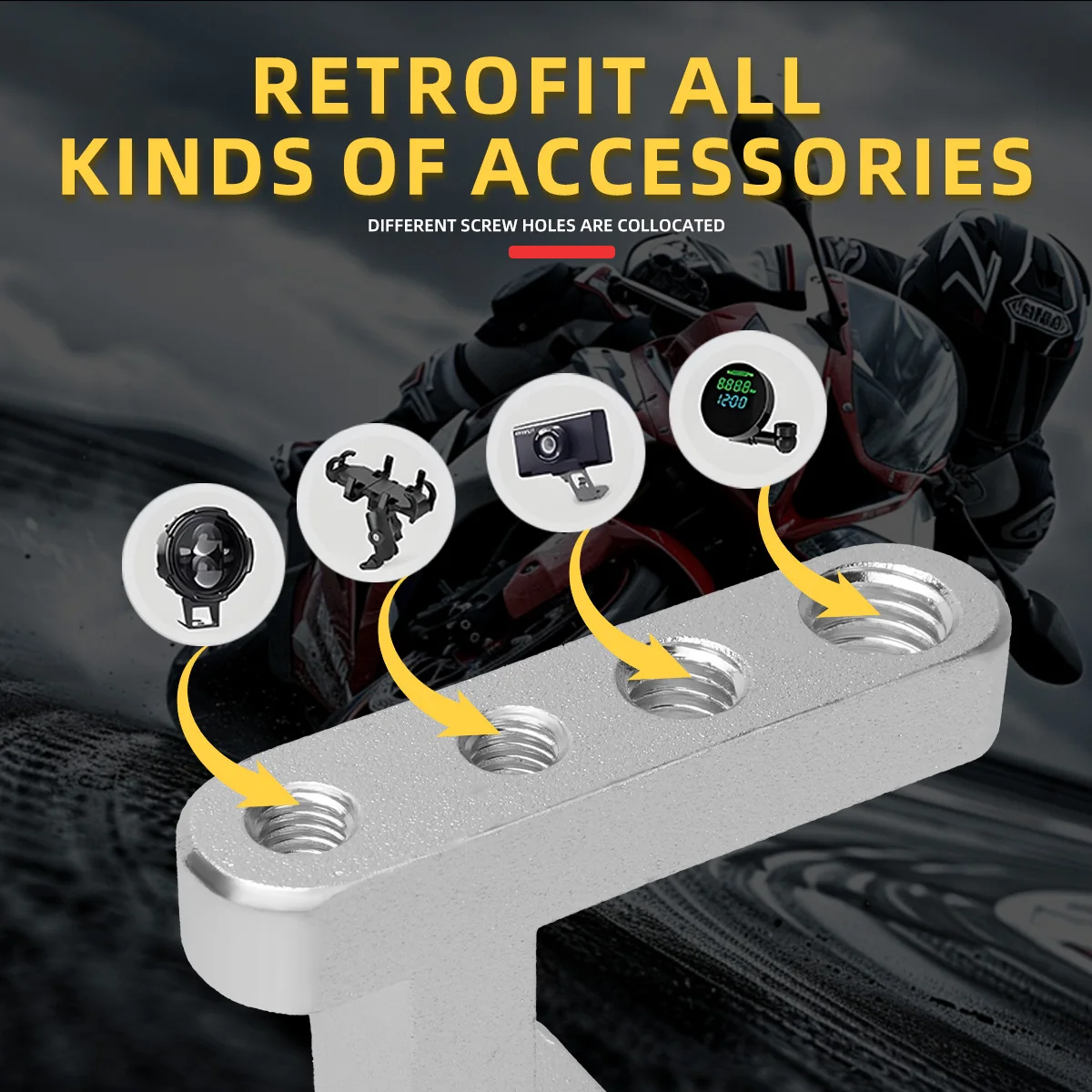M5 M6 M8 Thread 4 Holes Motorc - Outdoor Power Usa reseña y precio