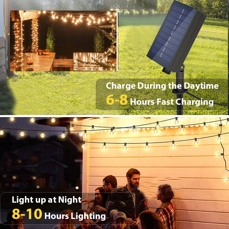 Outdoor 40LED G40 Bulbs Weddin - Outdoor Power For Christmas Lights reseña y precio