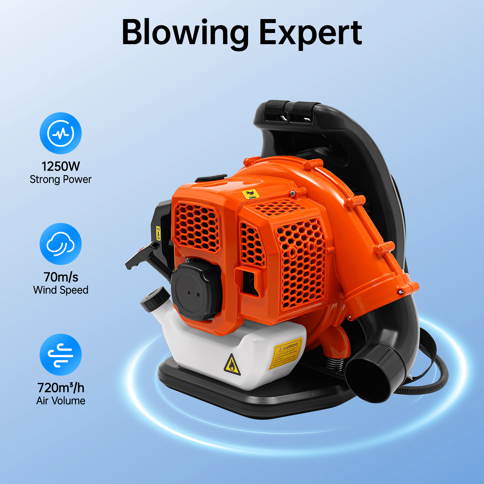 2-Stroke Backpack Leaf Blower  - Snow Blower Single reseña y precio