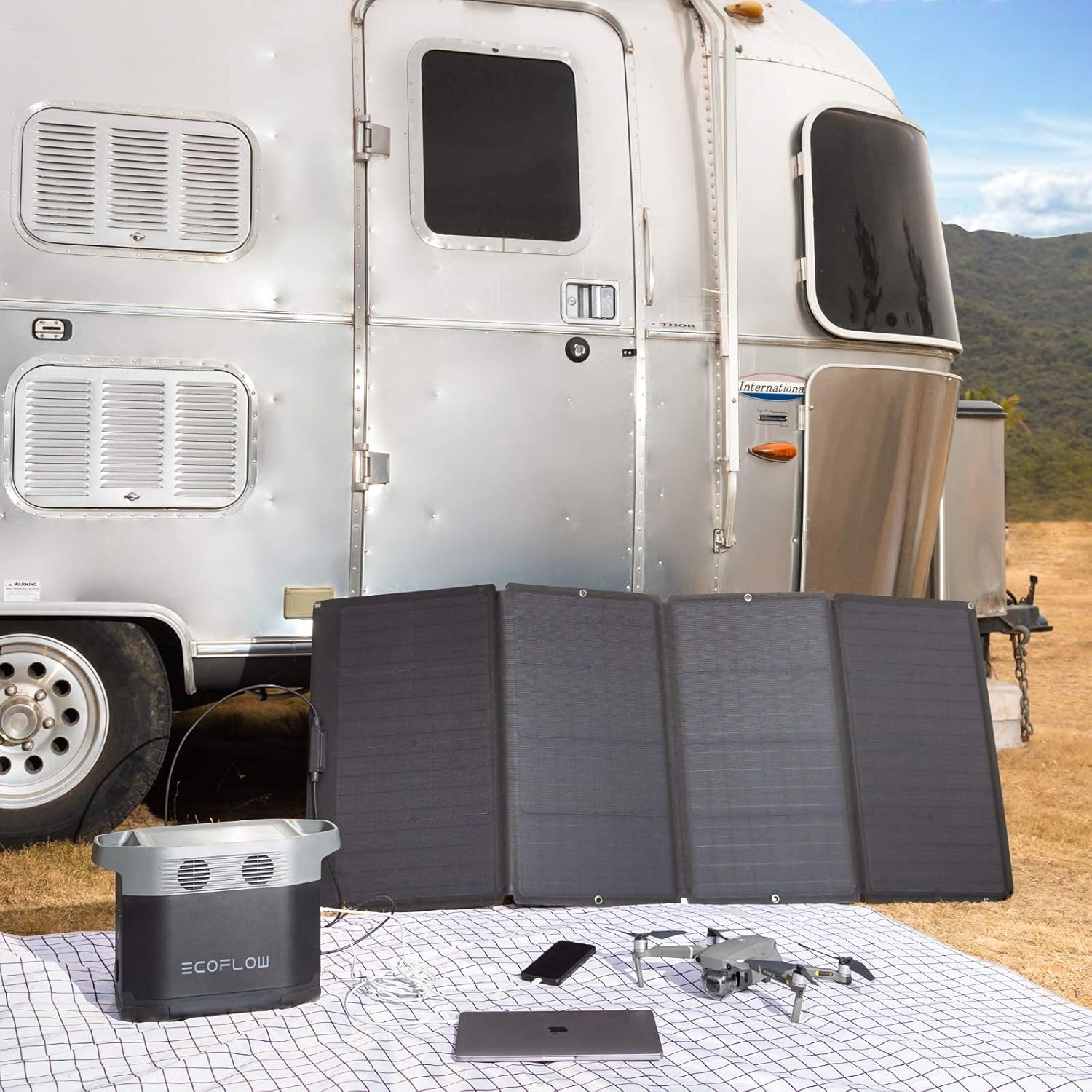 160 Watt Foldable Solar Panel  - Outdoor Power Station reseña y precio
