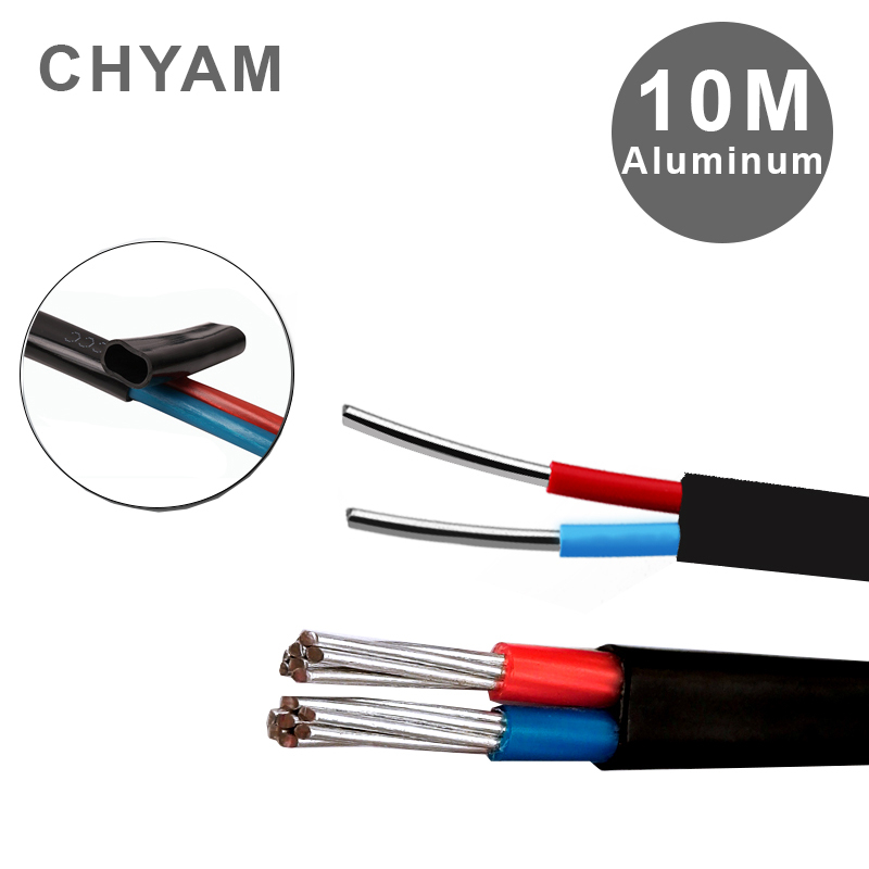 10 Meters Aluminum Wire Black  - Outdoor Power Line Cover reseña y precio