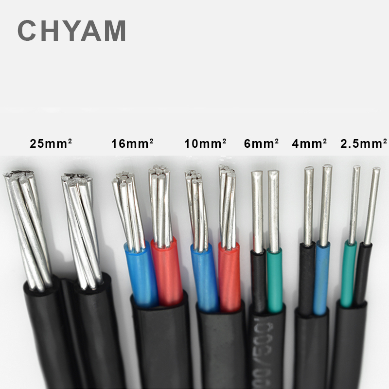 10 Meters Aluminum Wire Black  - Outdoor Power Line Cover reseña y precio