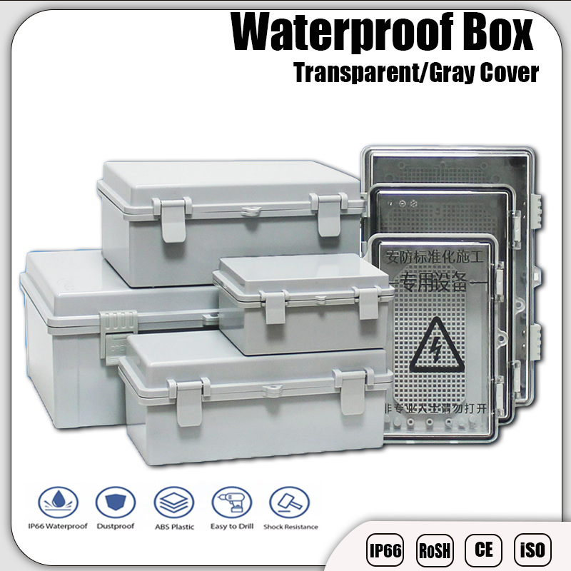 IP66 Electrical Plastic Enclos - Outdoor Power Junction Box reseña y precio
